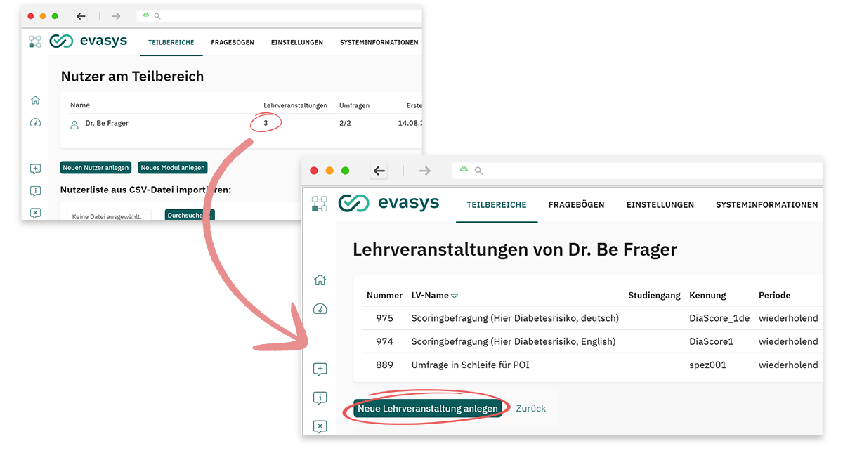 Schritt 4: Veranstaltung anlegen