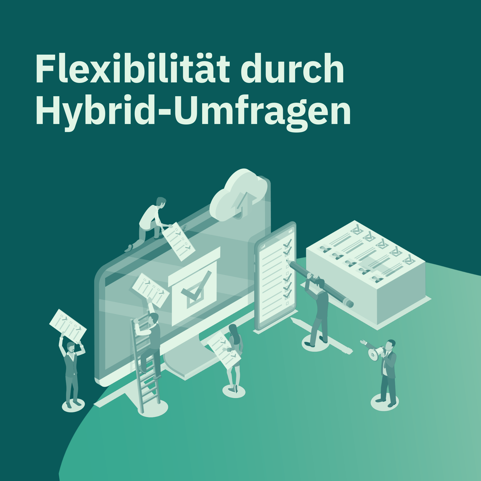 Flexibilität durch Hybrid-Umfragen mit evasys Erfahrungen