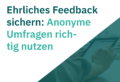 Person hält Tablet mit geöffneter Umfrage – Tipps, um anonyme Umfragen richtig zu nutzen und ehrliches Feedback zu sichern