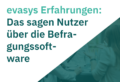 Vorschaubild zum Artikel „evasys Erfahrungen“ – das sagen Nutzer über die Befragungssoftware