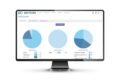Bildschirmansicht des qurricula Dashboards mit Kreisdiagrammen zu Ergebnisstatus, Ergebnisarten und Qualitätsbereichen