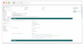 Exam editor in evaexam showing multiple-choice and multiple-response questions organized into sections.