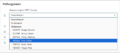 Drop-down-Menü in evaexam 2025.1 zur Auswahl einzelner Teilnehmender für den Einzelreport.