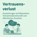 Grafik zum Vertrauensverlust durch Datenschutzverstöße bei Patientenbefragungen